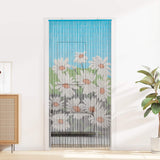 Tenda per Porta Antinsetti multicolore 200 x 100 cm Bambù