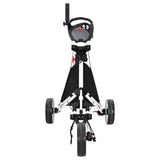 Carrello da golf Nero e Bianco 100 x 69 x 114 cm Alluminio