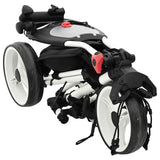 Carrello da golf Nero e Bianco 100 x 69 x 114 cm Alluminio