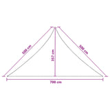 Telo Ombra Arancione 7 x 5 x 5 m HDPE