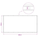 Schermo di Privacy per Balcone 150 x 300 cm