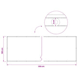 Schermo di Privacy per Balcone 180 x 700 cm