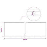 Schermo di Privacy per Balcone 200 x 800 cm