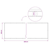 Schermo di Privacy per Balcone 180 x 800 cm