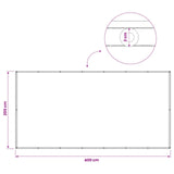 Schermo di Privacy per Balcone 200 x 400 cm
