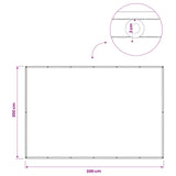 Schermo di Privacy per Balcone 200 x 300 cm