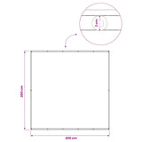 Schermo di Privacy per Balcone 200 x 200 cm