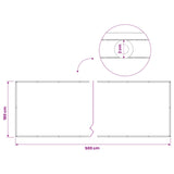 Schermo di Privacy per Balcone 180 x 500 cm