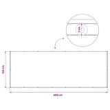 Schermo di Privacy per Balcone 150 x 400 cm