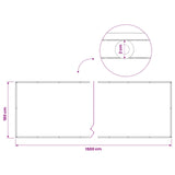 Schermo di Privacy per Balcone 1,8 x 15 m