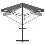 Tenda autoportante Grigio 6 x 3 m Poliestere