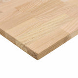 Scrivania Nero e naturale 140 x 60 cm Legno di Quercia Massello