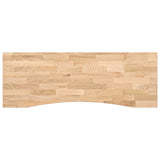 Scrivania Nero e naturale 140 x 60 cm Legno di Quercia Massello
