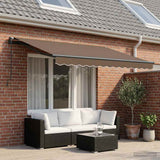 Tenda Retrattile Tortora 3 x 2 m Tessuto