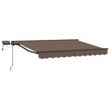 Cornice per Tenda Manuale con LED Tortora 3 x 2 m