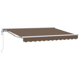 Tenda retrattile Tortora 3 x 2 m Poliestere e Alluminio