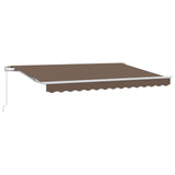 Tenda Retrattile Tortora 3 x 2 m Tessuto