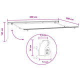 Tenda Retrattile Sabbia 3 x 2 m Tessuto