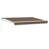 Tenda retrattile Tortora 3,5 x 2 m Poliestere e Alluminio