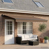 Tenda retrattile Tortora 4  3 m 100% Poliestere e Alluminio