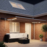 Cornice per Tenda Manuale con LED Sabbia 4  3 m