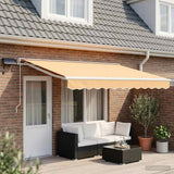 Cornice per Tenda Manuale con LED Sabbia 4  3 m