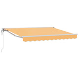Tenda retrattile Sabbia 4 x 2 m Poliestere e Alluminio