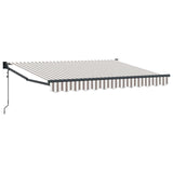 Tenda da Sole Grigio chiaro e bianco 3 x 2,5 m