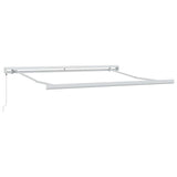 Tenda Retrattile Grigio chiaro e bianco 300 x 250 cm