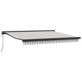 Tenda da Sole Grigio chiaro e bianco 300 x 250 cm