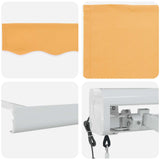 Tenda da Sole Sabbia 400  300 cm Poliestere e Alluminio