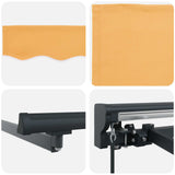 Cornice per Tenda Manuale con LED Sabbia 4,5  3 m