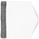Recinzione a rete metallica Galvanizzato 2 x 20 m Vetro
