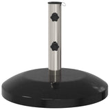 Base per parasole per palo da 40-50 mm 26.75 kg Nero