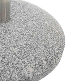Base per Ombrello in Granito con Ruote per Pali da 4-5 cm