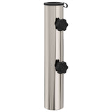 Tubo base per parasole 0.63 kg Acciaio inossidabile naturale
