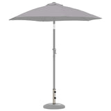 Tubo base per parasole 0.63 kg Acciaio inossidabile naturale