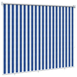 Tenda a Rullo Esterno Blocco UV 90% Strisce Blu e Bianche HDPE