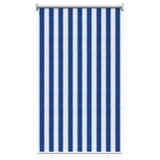 Tenda a Rullo Esterno Blocco UV 90% Strisce Blu e Bianche HDPE