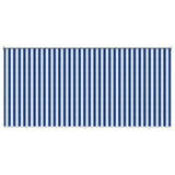 Tenda a Rullo Esterno Blocco UV 90% Strisce Blu e Bianche HDPE
