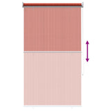 Tenda a Rullo Esterno Blocco UV 90% Terracotta 80 x 230 cm HDPE