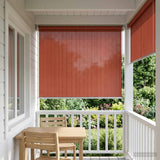Tenda a Rullo Esterno Blocco UV 90% Terracotta 100 x 230 cm