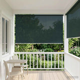 Tenda a Rullo Esterno Blocco UV 90% Verde Scuro 300 x 230 cm
