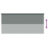Tenda a Rullo Esterno Blocco UV 90% Verde Scuro 350 x 230 cm