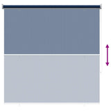 Tenda a Rullo Esterno Blocco UV 90% Blu 140 x 140 cm HDPE