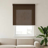 Tenda a Rullo Esterno Blocco UV 90% Marrone 80 x 140 cm HDPE