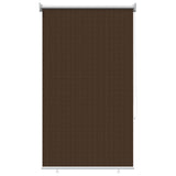 Tenda a Rullo Esterno Blocco UV 90% Marrone 80 x 140 cm HDPE