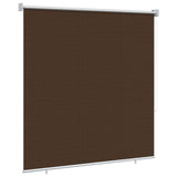Tenda a Rullo Esterno Blocco UV 90% Marrone 140 x 140 cm HDPE