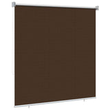 Tenda a Rullo Esterno Blocco UV 90% Marrone 140 x 140 cm HDPE