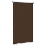 Tenda a Rullo Esterno Blocco UV 90% Marrone 80 x 230 cm HDPE